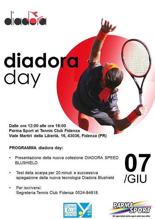 Evento a cui non si può mancare, Fidenza + Diadora + ParmaSport, In una…